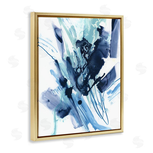 Stupell Industries June Erica Vess | Restless Blue Splash