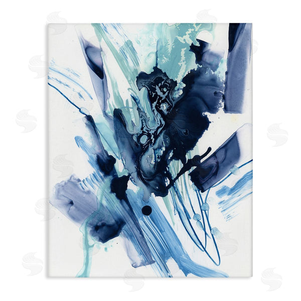 stupell industries June Erica Vess | Restless Blue Splash