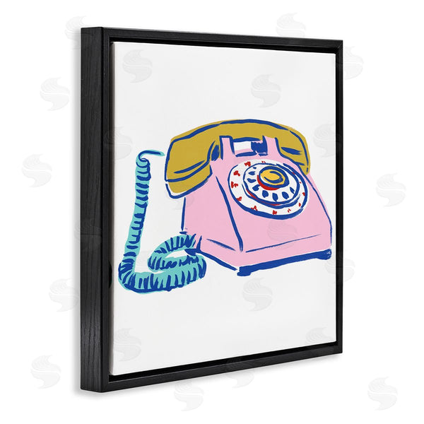 Stupell Industries June Erica Vess | Retro Rotary Telephone