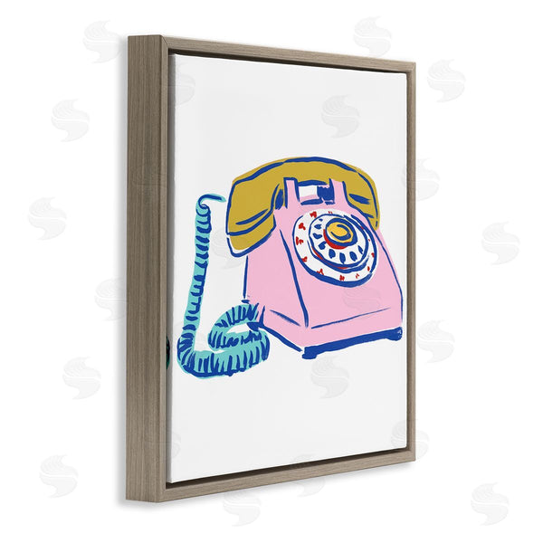 Stupell Industries June Erica Vess | Retro Rotary Telephone