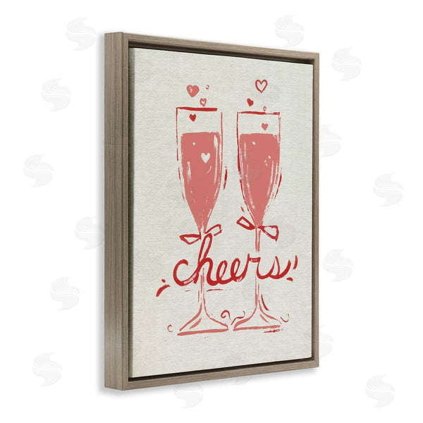 Stupell Industries June Erica Vess | Romantic Cheers To Love