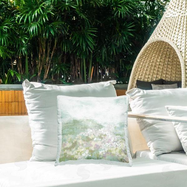 Stupell Industries June Erica Vess | Rural Countryside Impression Printed Throw Pillow