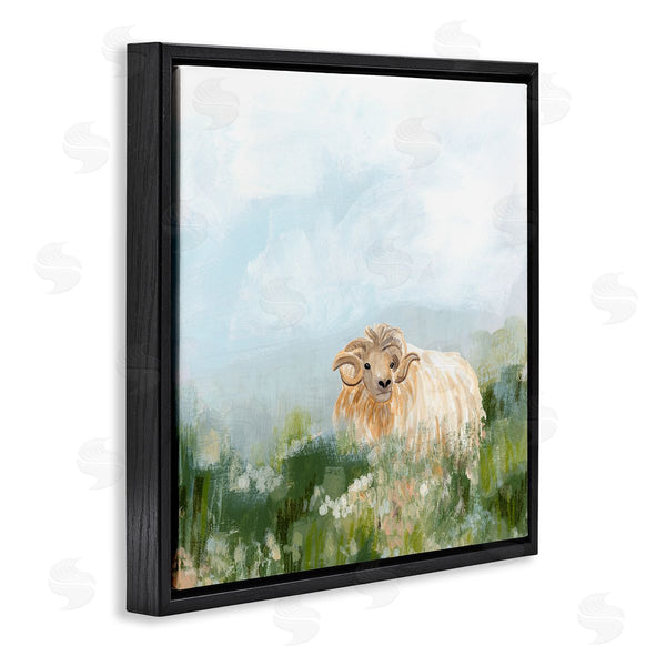 Stupell Industries June Erica Vess | Rural Goat In Meadow