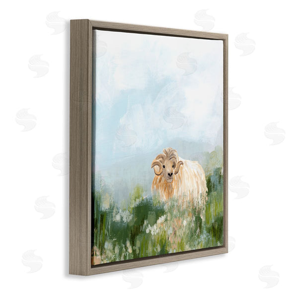 Stupell Industries June Erica Vess | Rural Goat In Meadow