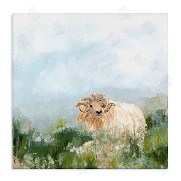 stupell industries June Erica Vess | Rural Goat in Meadow