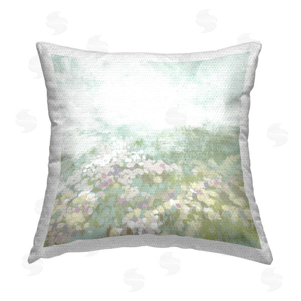 Stupell Industries June Erica Vess | Rural Meadow Impression Printed Throw Pillow