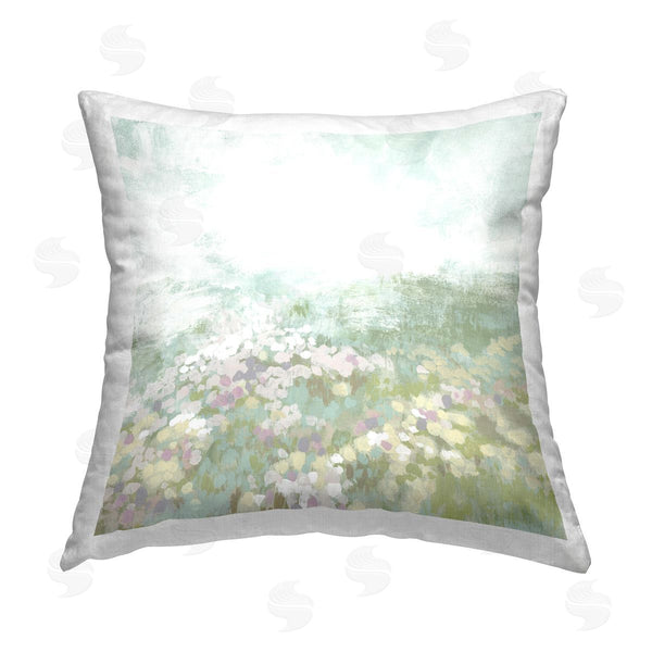 stupell industries June Erica Vess | Rural Meadow Impression Printed Throw Pillow
