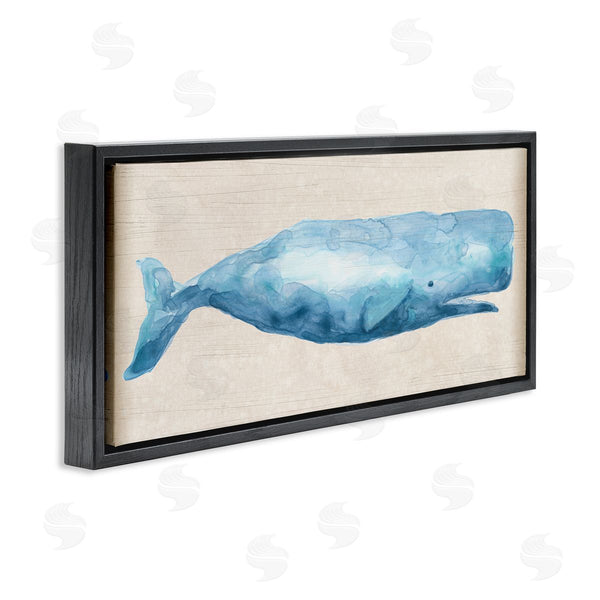 Stupell Industries June Erica Vess | Rustic Blue Whale