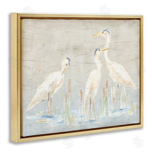 Stupell Industries June Erica Vess | Rustic Herons Scene