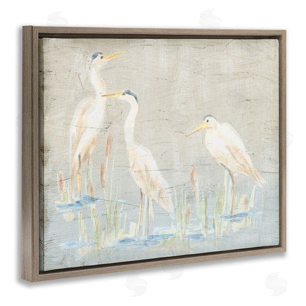 Stupell Industries June Erica Vess | Rustic Nautical Herons