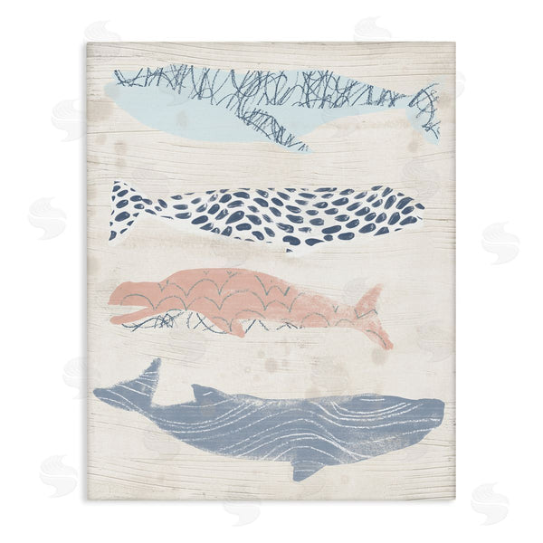 stupell industries June Erica Vess | Rustic Patterned Whales