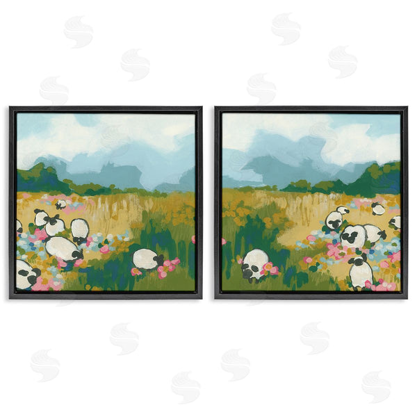 Stupell Industries June Erica Vess | Scattered Sheep In Field Wall Art