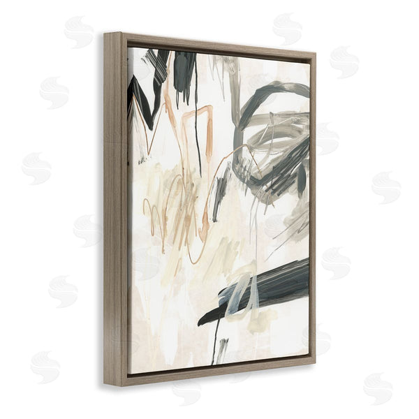 Stupell Industries June Erica Vess | Scribbled Abstract On Beige