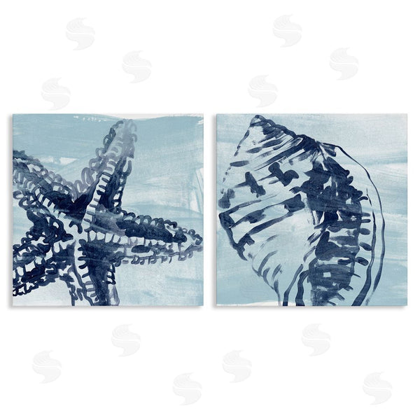 stupell industries June Erica Vess | Sea Life Starfish Arrangement Wall Art