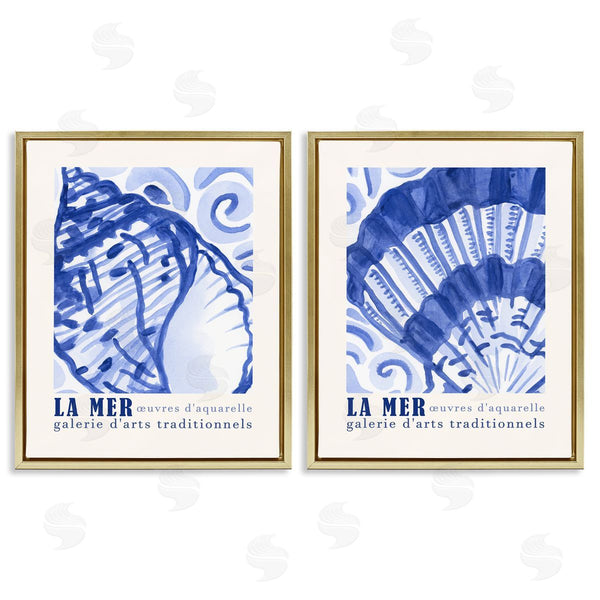 Stupell Industries June Erica Vess | Seashell Gallery Posters