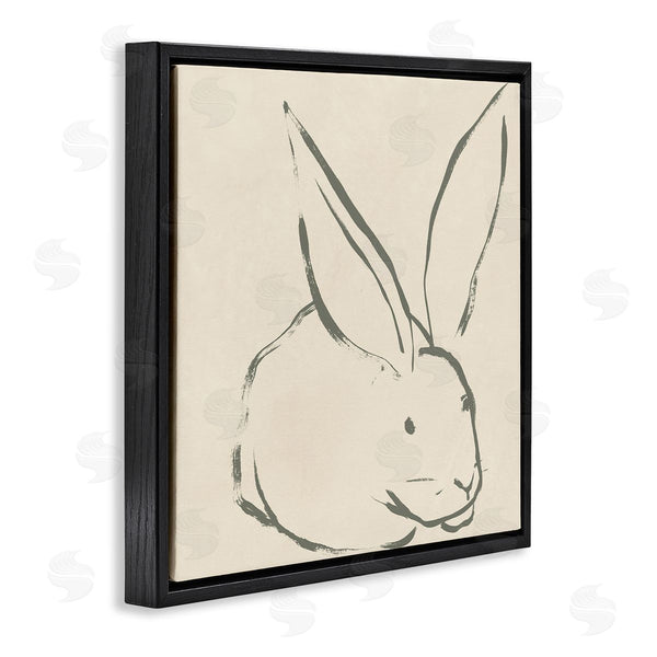 Stupell Industries June Erica Vess | Simple Rabbit Outline