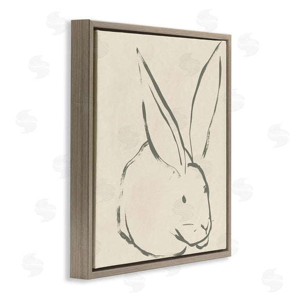 Stupell Industries June Erica Vess | Simple Rabbit Outline