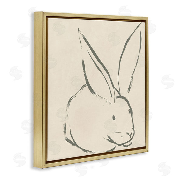 Stupell Industries June Erica Vess | Simple Rabbit Outline