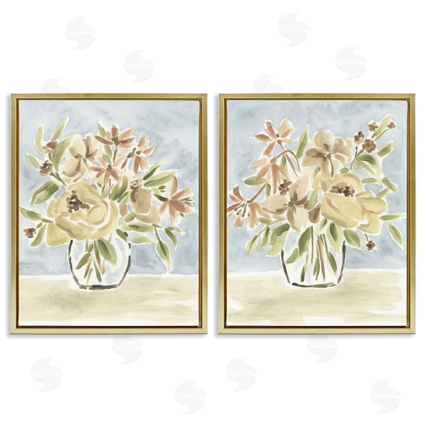 Stupell Industries June Erica Vess | Soft Bungalow Bouquets
