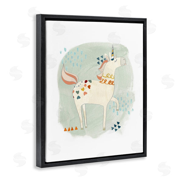 Stupell Industries June Erica Vess | Soft Patterned Unicorn Wall Art