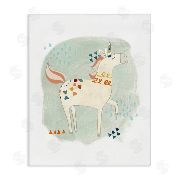 stupell industries June Erica Vess | Soft Patterned Unicorn Wall Art