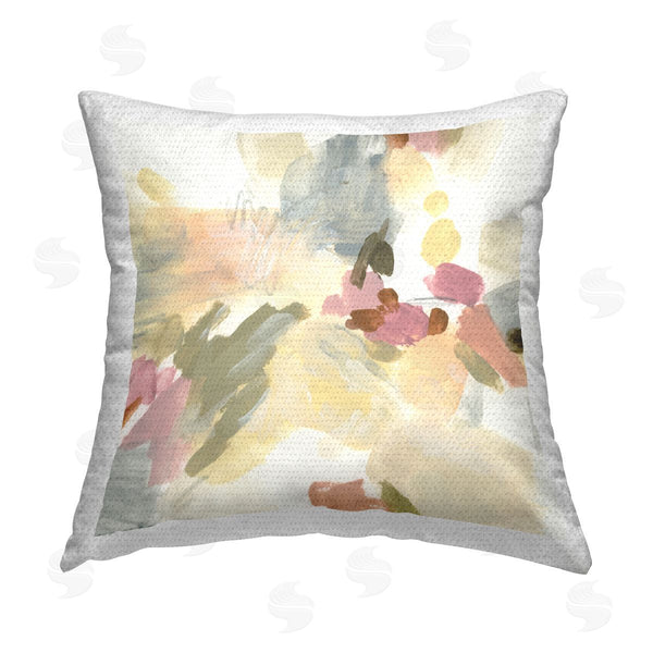 Stupell Industries June Erica Vess | Soft Restless Abstraction Printed Throw Pillow