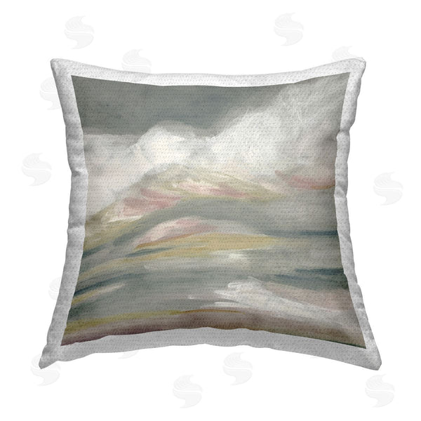 Stupell Industries June Erica Vess | Storm Clouds Abstraction Printed Throw Pillow
