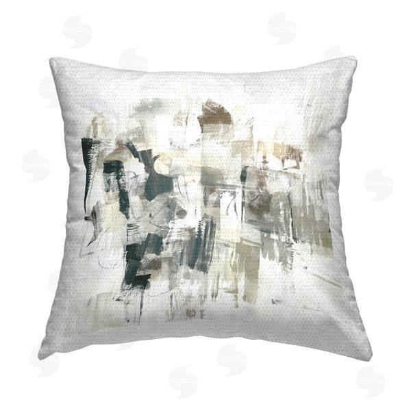 Stupell Industries June Erica Vess | Streaked Paint Strokes Printed Throw Pillow