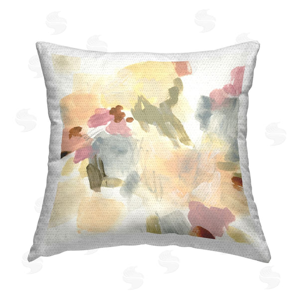 Stupell Industries June Erica Vess | Streaked Restless Abstraction Printed Throw Pillow