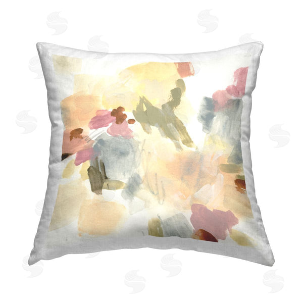 stupell industries June Erica Vess | Streaked Restless Abstraction Printed Throw Pillow
