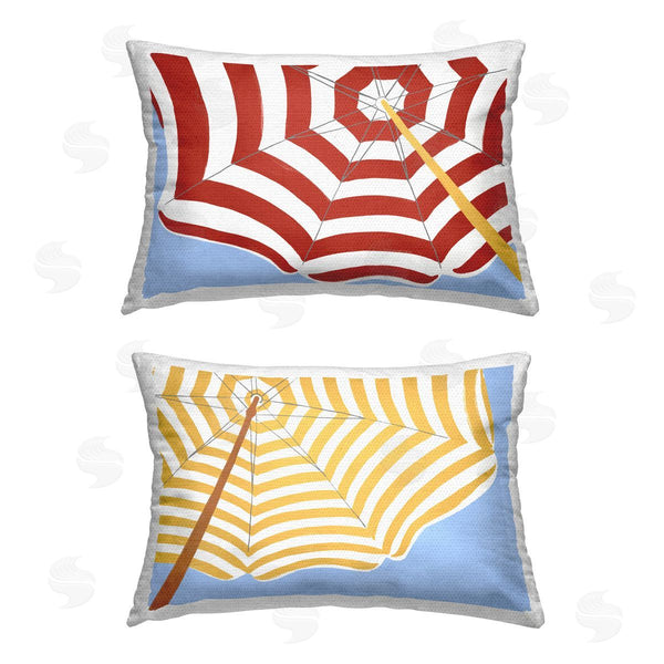 Stupell Industries June Erica Vess | Striped Beach Umbrella