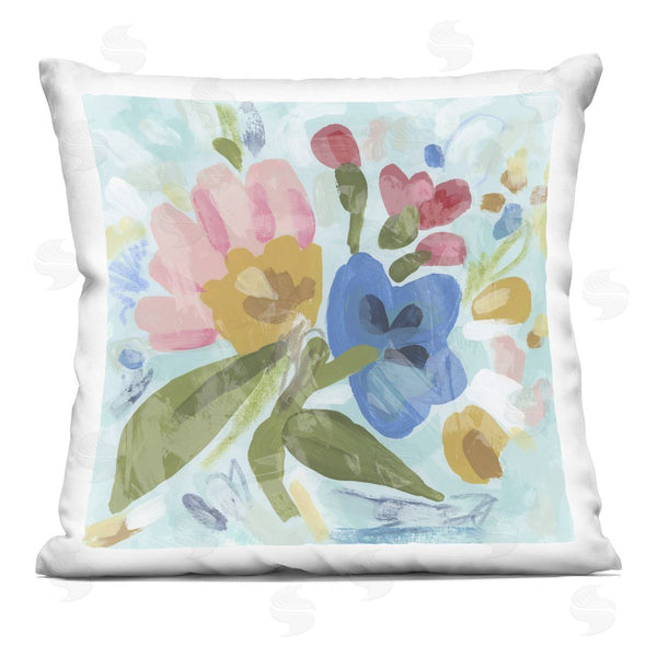 stupell industries June Erica Vess | Stylish Pop Flowers Printed Throw Pillow