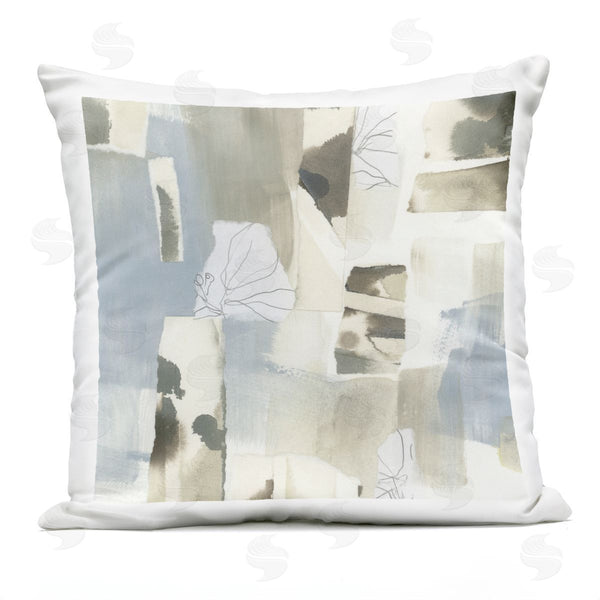 Stupell Industries June Erica Vess | Subtle Paper Waterfall Printed Throw Pillow