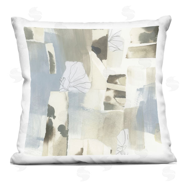 stupell industries June Erica Vess | Subtle Paper Waterfall Printed Throw Pillow