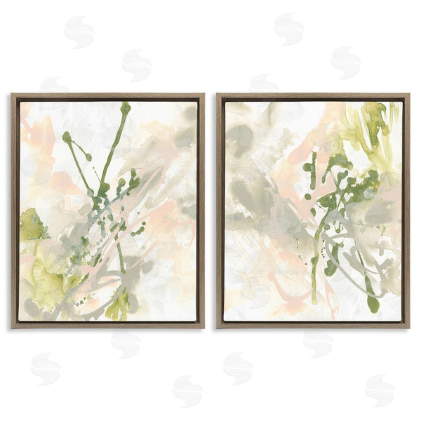 Stupell Industries June Erica Vess | Subtle Pastel Splatter Wall Art
