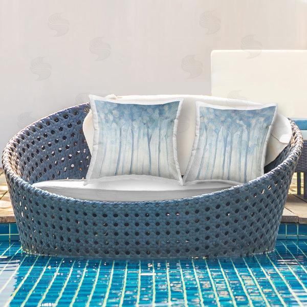 Stupell Industries June Erica Vess | Subtle Streaked Trees Printed Throw Pillow Set