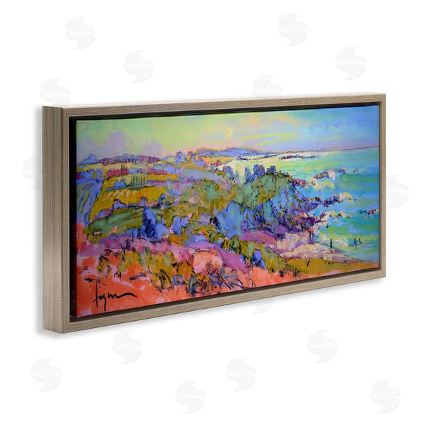 Stupell Industries June Erica Vess | Sunset Beachgoers View Wall Art