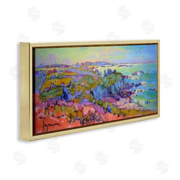Stupell Industries June Erica Vess | Sunset Beachgoers View Wall Art