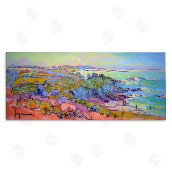 stupell industries June Erica Vess | Sunset Beachgoers View Wall Art
