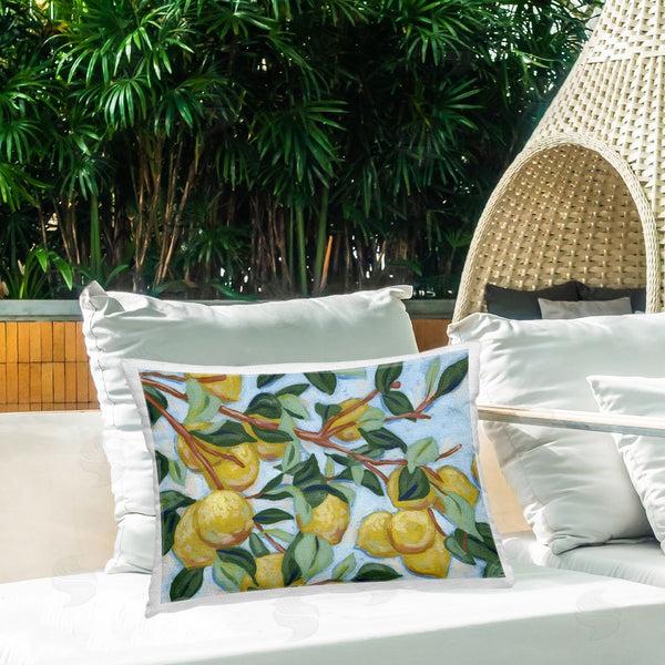 Stupell Industries June Erica Vess | Sunshine Citrus Tree Throw Pillow