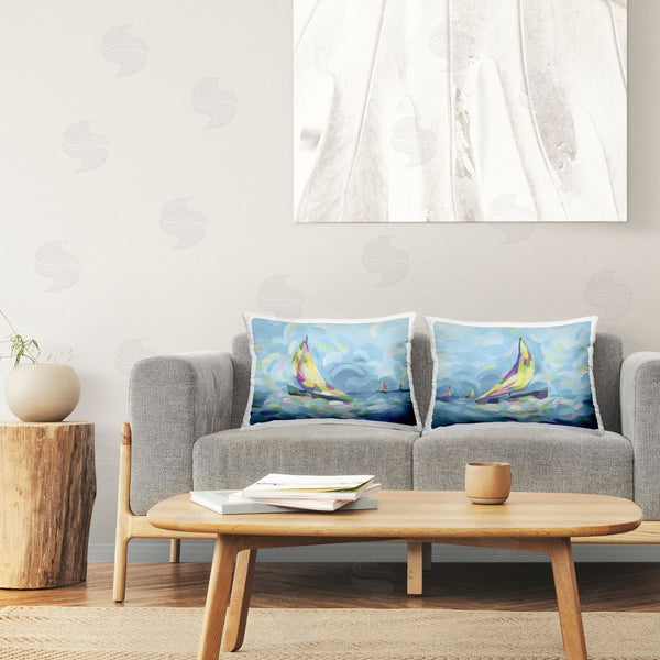 stupell industries June Erica Vess | Swirling Sailboat Fleet