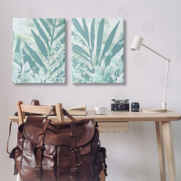 Stupell Industries June Erica Vess | Teal Palm Fronds Wall Art
