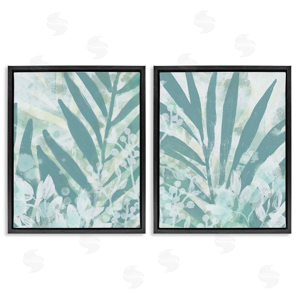 Stupell Industries June Erica Vess | Teal Palm Fronds Wall Art