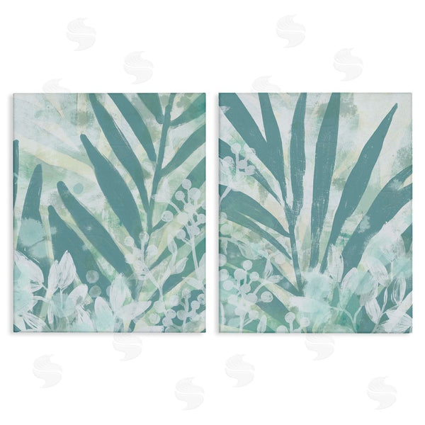 stupell industries June Erica Vess | Teal Palm Fronds Wall Art