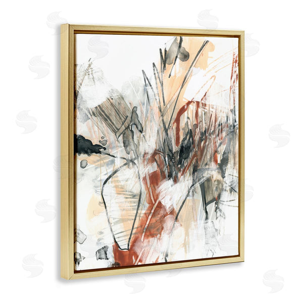 Stupell Industries June Erica Vess | Terracotta & Grey Abstract