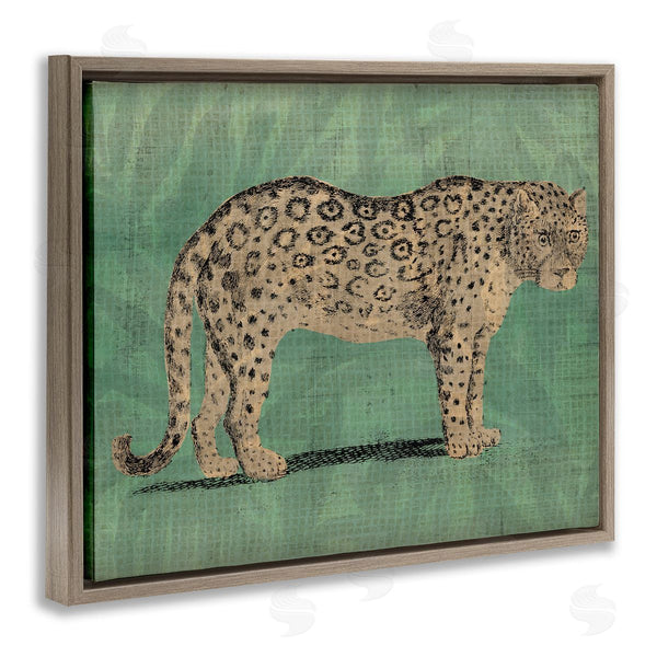 Stupell Industries June Erica Vess | Traditional Cheetah On Green