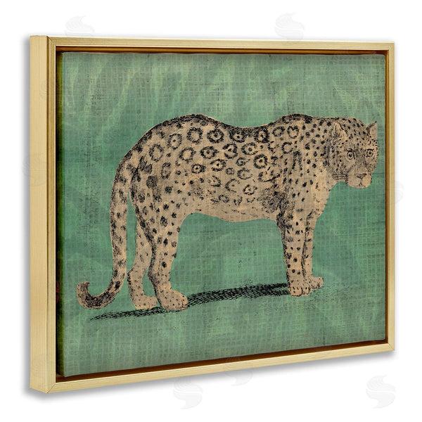 Stupell Industries June Erica Vess | Traditional Cheetah On Green