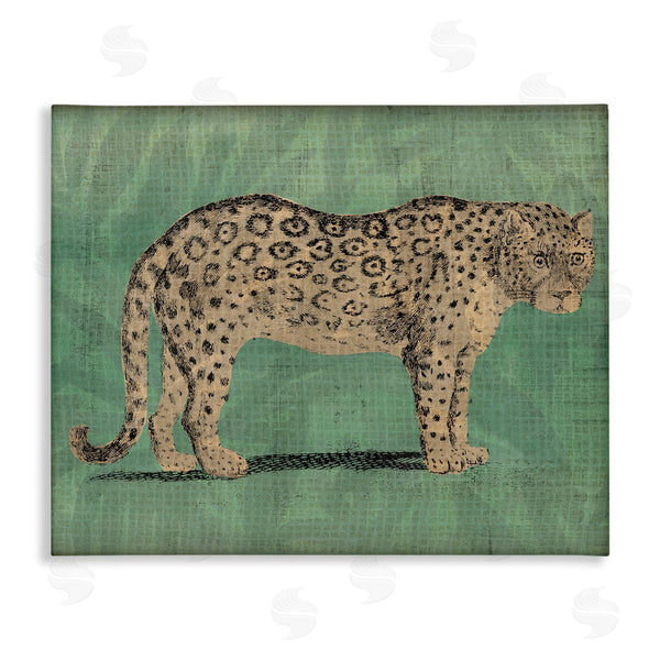 stupell industries June Erica Vess | Traditional Cheetah on Green