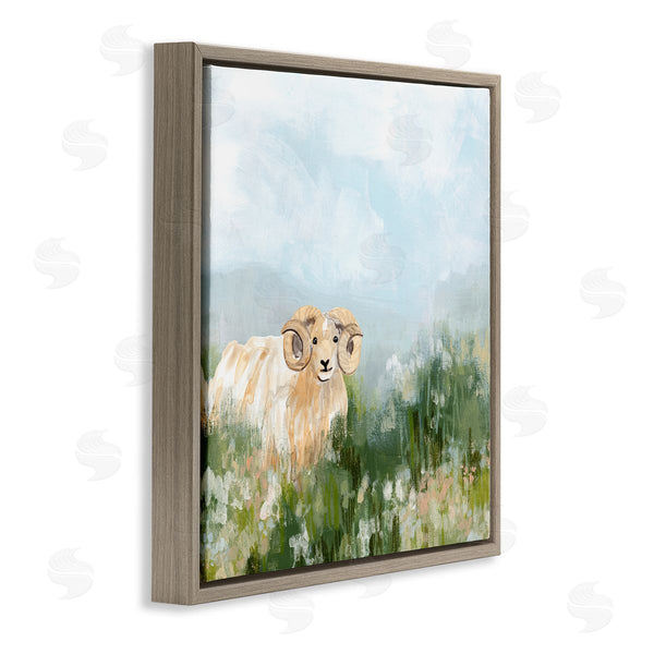 Stupell Industries June Erica Vess | Traditional Country Goat