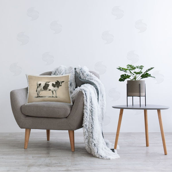 Stupell Industries June Erica Vess | Traditional Cow On Beige